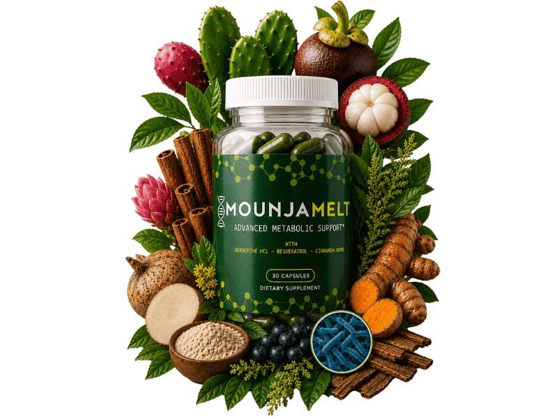 MounjaMelt supplement bottle – advanced metabolic and weight management support
