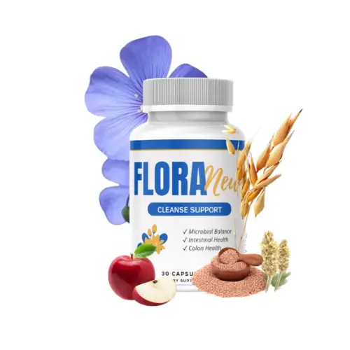 FloraNew gut health and weight management capsules – delayed-release probiotic and prebiotic formula