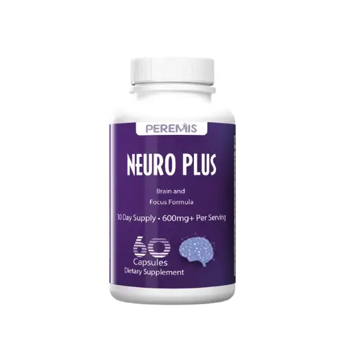 Neuro Plus brain and focus formula – 30+ ingredient daily cognitive support capsules by Peremis