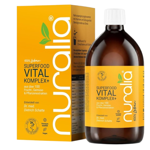 Nuralia Superfood Komplex liquid micronutrient concentrate – daily nutrition support with 100+ plant extracts