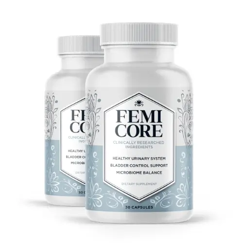 FemiCore bladder health capsules – women's urinary control and microbiome support supplement