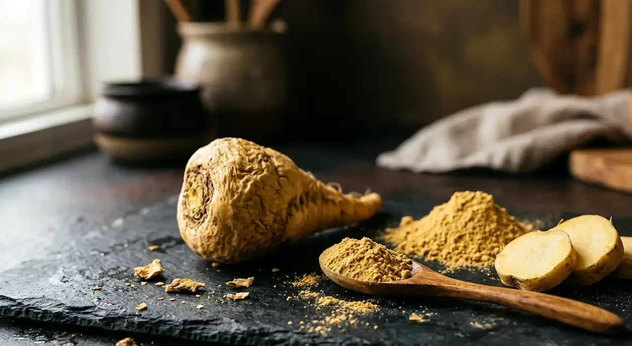 Muira Puama extract powder and root ingredient used in natural health supplements