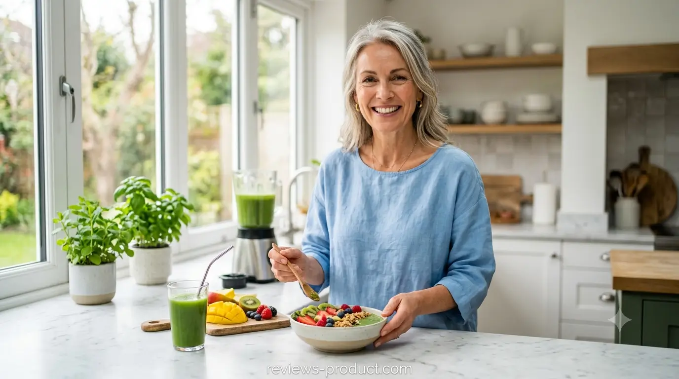 Active adult over 50 exercising for healthy metabolism and energy support