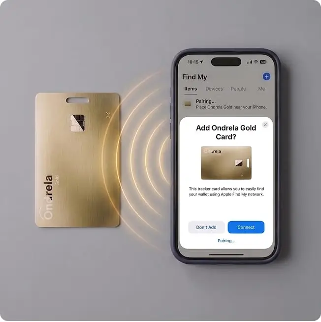 Ondrela Smart Tracker quick setup – connect and track your wallet in seconds