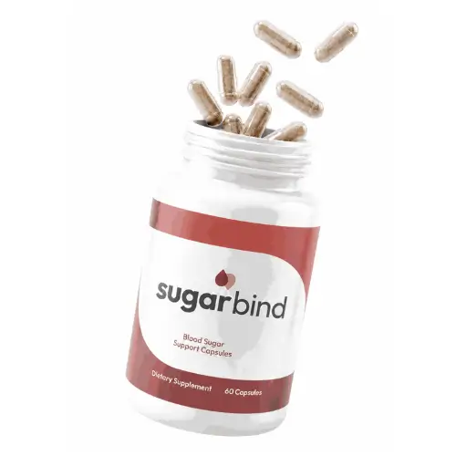 SugarBind blood sugar support capsules – natural formula with Chromium, Gymnema Sylvestre and Alpha Lipoic Acid